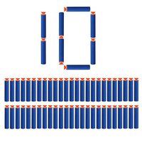 VGRASSP Soft Foam Suction Bullets Darts for Toys Guns -Sticky Safe Bullets Compatible with Nerf N-Strike and Blaze Storm Blaster Guns (Pack of 10 Bullets)