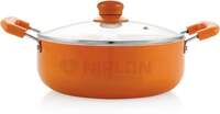 NIRLON Non Stick Induction Based Ceramic Casserole with Glass Lid Cook and Serve Casserole  (2600 ml)