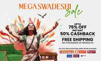 Pepperfry Swadeshi Mania Furniture Sale - Upto 75% OFF + 50% Instant Cashback + Free Shipping