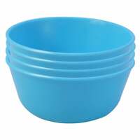 Wonder Homeware Sigma 500 Unbreakable BPA Free Plastic Bowl Set for Cereal, Salad, Rice, Soup, Pasta, Snack Bowl, Microwave Safe, Dishwasher Safe, 4 Pcs, 450 ml