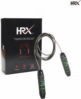 HRX Street Jump 500 Freestyle Skipping Rope  (Black, Green, Length: 280 cm)