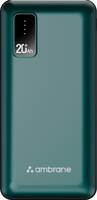 Ambrane 20000 mAh Power Bank (10.5 W, Fast Charging)  (Green, Lithium Polymer)