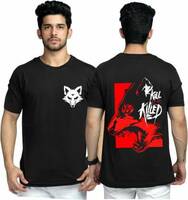 Uniplanet Store Printed Men Round Neck Black T-Shirt on Flipkart