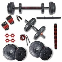 Lifelong LLPVCHGC14 PVC Home Gym Set 20kg Plate