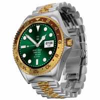 Fire-Boltt Quantum Luxury Stainless Steel Design 1.28" Bluetooth Calling Smartwatch with High Resolution of 240 * 240 Px & TWS Connection, SpO2 Tracking with 100 Sports Modes (Mocha Gold)