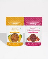 Farmley Whole strawberry and diced mango combo