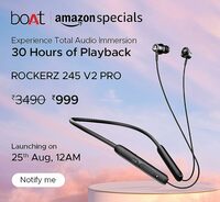 boAt Newly Launched Rockerz 245 v2 Pro Wireless Neckband with Up to 30 hrs Playtime
