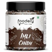 Foodery Imli Candy | 250 Grams Khatti Methi Imli Chulbuli Imli Brown Colour Tamarind Twist Candy Tamarind Candy [Jar Pack]