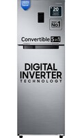 Samsung 322L 3 Star Convertible 5In1, Digital Inverter with Display Frost-Free Double Door Refrigerator 