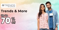 Get Extra 10% Discount Upto Rs.300 on Min. Rs.600 Order of Fashion Products