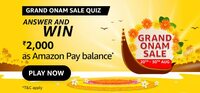 Amazon Grand Onam Sale Quiz Answers : Win Rs.2000