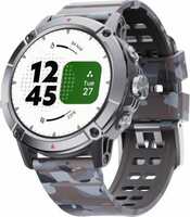 Ambrane Crest Pro 1.52'' display 360*360 High Resolution, 600 Nits Bright and BT Calling Smartwatch (Brown Strap, Regular)