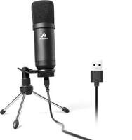 MAONO AU-A04TR USB Condenser Cardioid Microphone Kit with Tripod for Podcast, PC, Gaming, Recording, YouTube, Vlogging Microphone