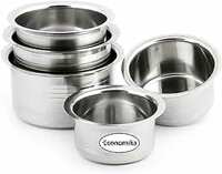 KCL Ekonomica Stainless Steel Kitchen Tope Induction & Standard Utensils Cookware Set - 5 