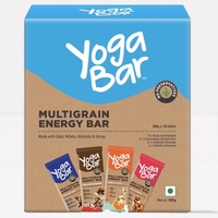 Yogabar Energy Bars Variety Pack of 10 x38gm Each - 380gm