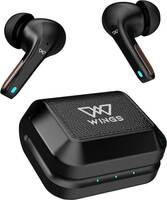 New Launch Wings Flobuds 300 Made In India TWS Earbuds Smart ENC,BT 5.3 Bluetooth Headset  (Black, True Wireless)