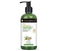 Soulflower Body Lotion with Aloe vera, Vitamin C, Chamomile, Hyaluronic Acid & Bamboo Extractfor Dry Skin, Hydration, Daily Moisturization & Nourishment, 250ml