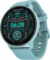boAt Lunar Connect with ENx Technology for BT Calling & 1.28 HD Round Display Smartwatch  (Green Strap, Free Size)