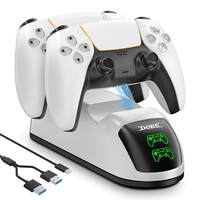 PS5 Controller Charger Station, Likorlove PS5 Charging Station Compatible with Sony Dualsense Controller