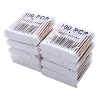 [Apply 50% off Coupon] DC DECORIO- A UNIQUE PRODUCT RANGE 100pcs/pack Bamboo Wood Ear Cleaning Buds (Pack of 8)