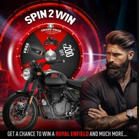 Beardo Spin to win Event-Up to 40% Off Sitewide & Chance to win Royal Enfield