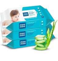 Mee Mee Baby Gentle Wet Wipes with Aloe Vera extracts, 72 counts, Pack of 3