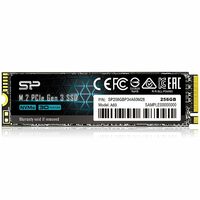 SP Silicon Power P34A60 256GB NVMe PCIe M.2 SSD 