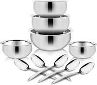 Classic Essentials Stainless Steel induction friendly Handi/patila/bhagona/biryani cook & serve Cookware Set  (Stainless Steel, 10 - Piece)