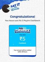 Paytm oreo offer -win upto 1000 cashback