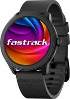 Fastrack FR1|1.39 inch Super UltraVU Display(360*360)|Advanced BT Calling|Split Screen Smartwatch  (Classic Black Strap, Free Size)