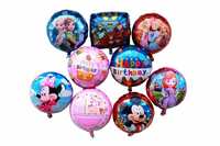 Popo Toys Girls Party Balloons | Pack of 9 with Air Filling Nozel| | Party Decorations | Birthday Decorations | Colourful Foil Balloons | Best Gift for Birthdays | Girls, Multicolor