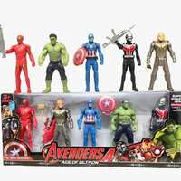 AS TOYS 05 Spiderman Marvel Avengers Super Hero Action Figure Toy Gift for Kids Set of 5Pc Gag Toy  (Multicolor)