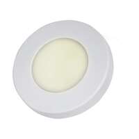 Gesto 3W Led Surface Mounted Aluminum Sticker | Cabinet Light for Display Showcase,Hallway, Closet (Warm White)-Pack of 1