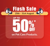 Zigly Flash Sale-Up to 50% Off on Pet Care Products