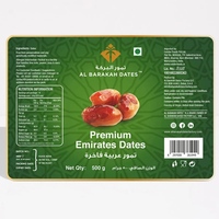 AL Barakah Premium Emirate Dates - Pack of 3 x500gm Each (1.5kg)