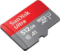 SanDisk Ultra microSD UHS-I Card 512GB, 120MB/s R