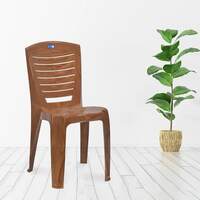 Nilkamal CHR4025 Plastic Mid Back with Arm Chair | Chairs for Home| Dining Room| Bedroom| Kitchen| Living Room| Office - Outdoor - Garden | Dust Free |100% Polypropylene Stackable Chairs | Set of 6