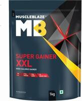 MUSCLEBLAZE Super Gainer XXL Weight Gainers/Mass Gainers  (1 kg, Chocolate)