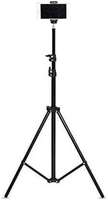 Tygot Lightweight & Portable 7 Feet Aluminum Alloy Studio Light Stand with Mobile Holder | for Videos | Portrait | Photography Lighting | Ideal for Outdoor & Indoor Shoots Tripod  (Black, Supports Up to 5000 g)