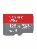 SanDisk Ultra 128GB microSDXC UHS-I Card for Smartphones (Red/Grey) S