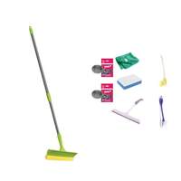 EZY BE Window Wiper with Telescopice Handle + Home, Kitchen & Bathroom Cleaning Combo