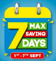 Jiomart 7 Max Saving Days upto 50% Off + Coupon + Bank Offers