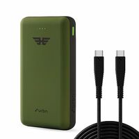 URBN 20000 mAh 45W Ultra Fast Charging Compact Laptop Power Bank & 65W Type C to C PD Cable