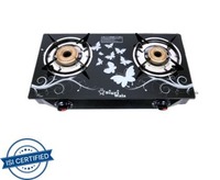 Sigri-wala Cute ISI Certified LPG Only Steel Manual Gas Stove  (2 Burners)