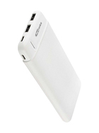 Portronics Power PRO 10K POR-1110 Dual USB Port 10000mAh Power Bank (White)
