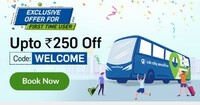 Railyatri Exclusive  Upto Rs.250 off on IntrCity SmartBus bookings [New Users]