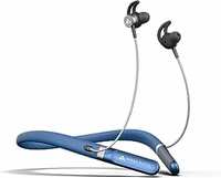 Boult Audio ZCharge Wireless in Ear Bluetooth Neckband with ENC Mic, 40H Playtime, Type-C Fast Charging (10Mins=15Hrs Playtime), Dual Pairing, Made in India, Biggest 14.2mm Drivers Ear Phones (Blue)