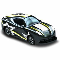 Crash'ems Black Star Pull Back car