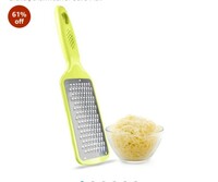 Limited-time deal: E-COSMOS Stainless Steel Cheese Grater & Lemon Zester for Kitchen- Cheese, Lemon, Ginger, Garlic, Chocolate, Vegetables & Fruits Shredder with Protective Cover, Adrak Grater, Dishwasher Safe Flat