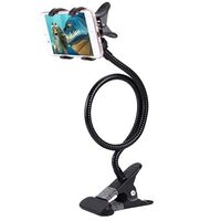 [Collect 5% off Coupon] Speeqo® Flexible Mobile Stand Holder Metal Built for Video Table Online Class Home Office Gift Desktop Heavy Duty Foldable Lazy Bracket Clip Mount Multi Angle Clamp for All Smartphones